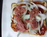 食パンdeミートソース風トーストのレシピ作り方4写真