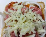 食パンdeミートソース風トーストのレシピ作り方5写真