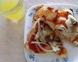 食パンdeミートソース風トーストのレシピ作り方6写真