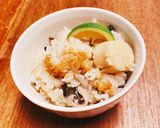 旨みジュワッ！帆立貝柱と舞茸炊き込みご飯作り方4写真