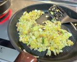 さつまいもの白菜と納豆チャーハン作り方5写真