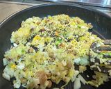 さつまいもの白菜と納豆チャーハン作り方6写真