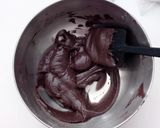 もちもち。米粉のブラックパンケーキ作り方4写真
