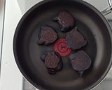 もちもち。米粉のブラックパンケーキ作り方7写真