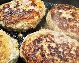 【STAUB】で肉汁あふれるハンバーグ作り方6写真