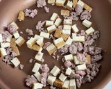 厚揚げとひき肉の胡麻坦々風炒め作り方3写真
