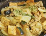 美味♪豚肉白菜かぼちゃ厚揚げのカレー風味作り方10写真