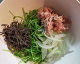 豆苗サラダ作り方5写真