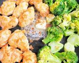 鶏ささみとブロッコリーのレモンバター焼き作り方5写真