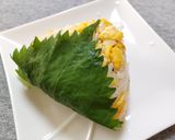 炒り卵の 塩・胡椒 おにぎり作り方4写真