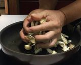 キノコのクリームパスタ･カルボナーラ風作り方5写真