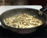 キノコのクリームパスタ･カルボナーラ風作り方6写真