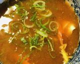 レトルト●にんじん＆おとし玉子の味噌汁作り方2写真