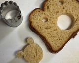 おとぼけお化けのチーズトースト♪作り方2写真