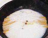 サーモンとレモンのワンパンクリームパスタ作り方6写真