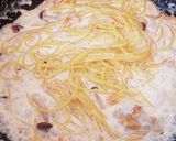 サーモンとレモンのワンパンクリームパスタ作り方10写真