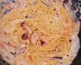 サーモンとレモンのワンパンクリームパスタ作り方11写真