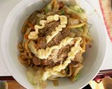 お一人様！市販の焼きそば簡単ごまダレ隠味作り方2写真