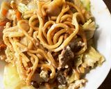 お一人様！市販の焼きそば簡単ごまダレ隠味作り方3写真
