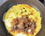 時短☆ひき肉と玉ねぎのオムレツ作り方9写真