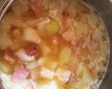 ホタテと小松菜の酒粕スープ作り方5写真