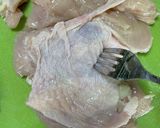 チキンステーキ乗せシーザーサラダ作り方2写真