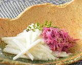 もってのほか（食用菊）と長芋の酢の物♪作り方5写真