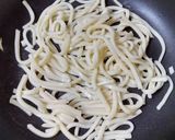 焼き麩入り塩サバの焼うどん作り方6写真