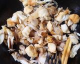 焼き麩入り塩サバの焼うどん作り方5写真