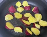 さつまいもと鶏肉の甘辛炒め作り方3写真