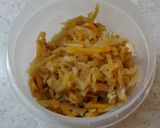 切り干し大根と枝豆の鶏ハンバーグ作り方1写真
