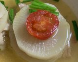 大根と豚バラの重ねteスープ♪作り方6写真