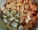 豚肉とごぼうの玉蒟蒻甘煮作り方6写真