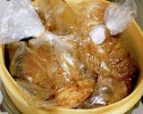 蒸篭で鶏胸肉の蒸し煮作り方4写真
