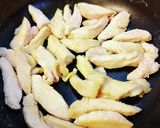 鶏むね肉のマヨ・コチュ丼。作り方3写真