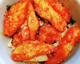 鶏むね肉のマヨ・コチュ丼。作り方8写真