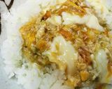 市販カツ●サンマカツの玉子丼作り方1写真