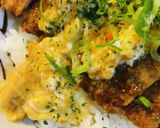 市販カツ●サンマカツの玉子丼作り方3写真