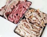 豚もつキノコカレー作り方1写真
