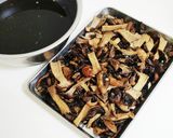 豚もつキノコカレー作り方5写真