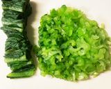 お手軽!小松菜としらすのご飯作り方1写真