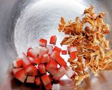 巾着に詰めて白だしで煮るだけよ～♡作り方1写真