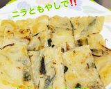ニラともやしでもちっとチヂミ♫作り方4写真