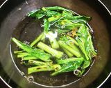 アスパラ菜と卵焼きの味噌汁作り方6写真