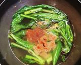アスパラ菜と卵焼きの味噌汁作り方8写真