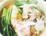 小松菜とバター香る舞茸★洋風鍋★豚バラ作り方3写真