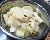 シーアスパラガス＆さつまいも炒め作り方1写真