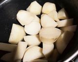 鍋キューブで！海老と里芋の炊き込みご飯作り方2写真