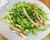 塩出汁で♡豆苗とエリンギの旨だし炒め作り方5写真