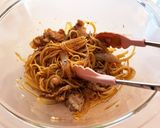 豚バラにんにくパスタ作り方4写真